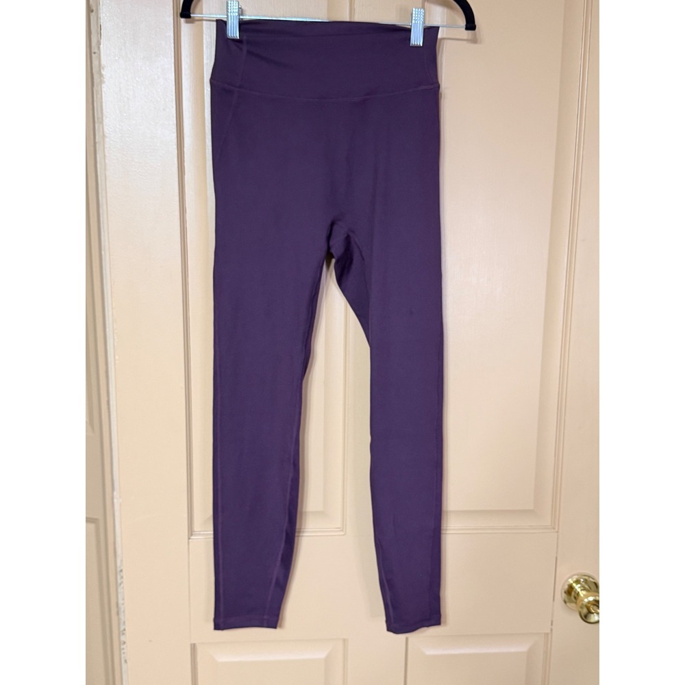 Paragon Womens High Waisted Activewear Leggings Dark Purple Yoga Gym Pants